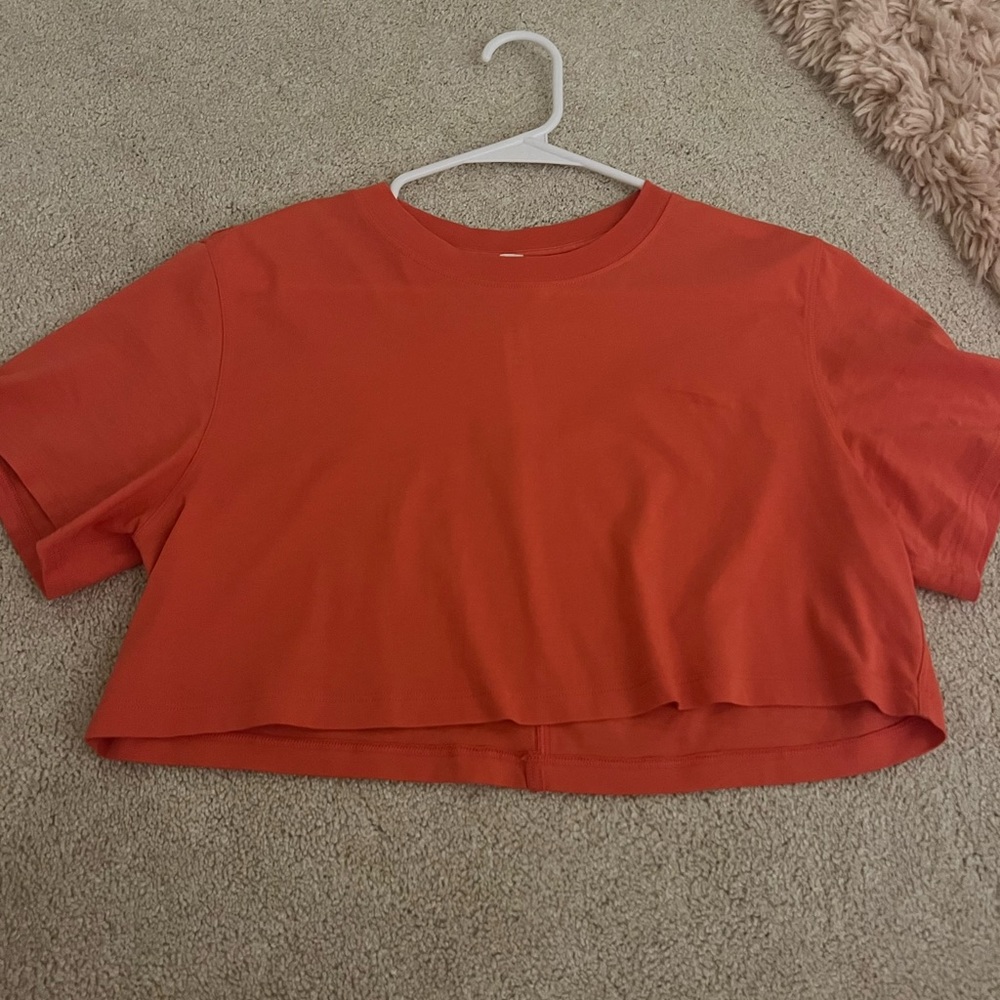 lululemon all yours cropped tee